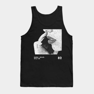 Klein & MBO / Minimal Graphic Artwork Design Tank Top